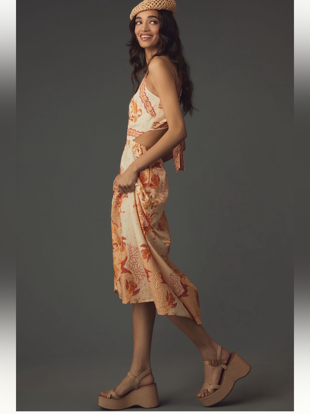 NWT Farm Rio x Anthropologie Printed
Halter Maxi Dress, M - Picture 2 of 12